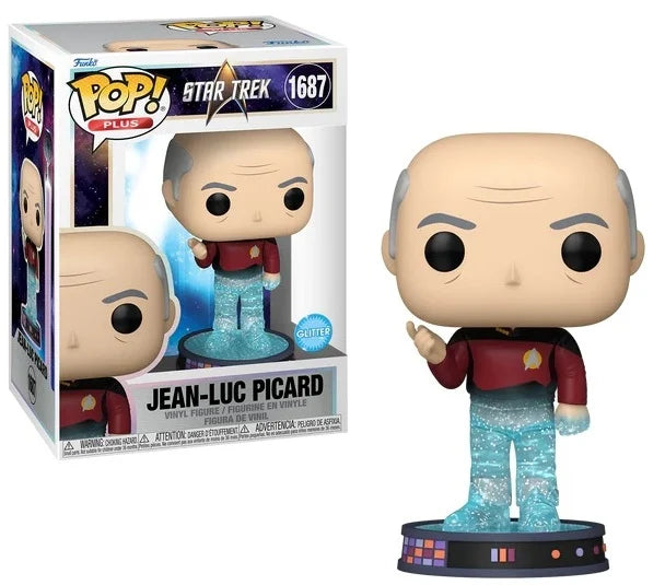 STAR TREK TRANSPORTER - POP Plus N° 1687 - Picard (Glitter)