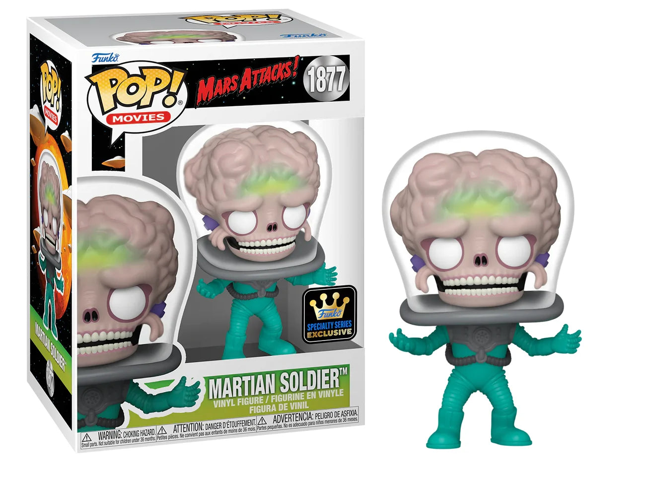 MARS ATTACK - POP Movies N° 1877 - Soldier with Chase (GW)