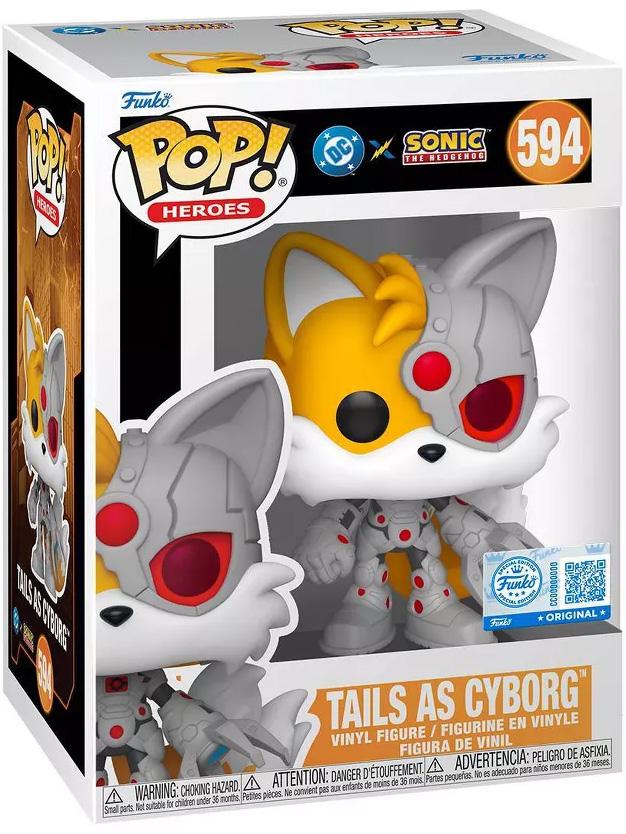 JLA & SONIC - POP Heroes N° 594 - Tails en Cyborg