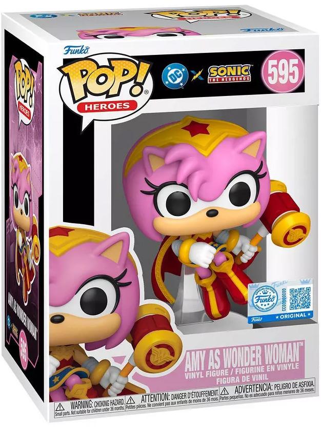 JLA & SONIC - POP Heroes N° 595 - Amy en Wonder Woman