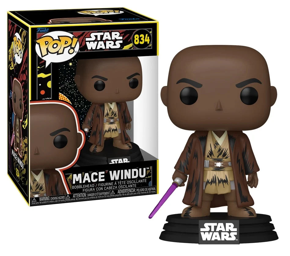 MAY THE FOURTH - POP Star Wars N° 834 - Mace Windu (Retro)