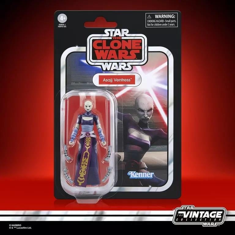 THE CLONE WARS - Asajj Ventress - Figure Vintage Collection 10cm