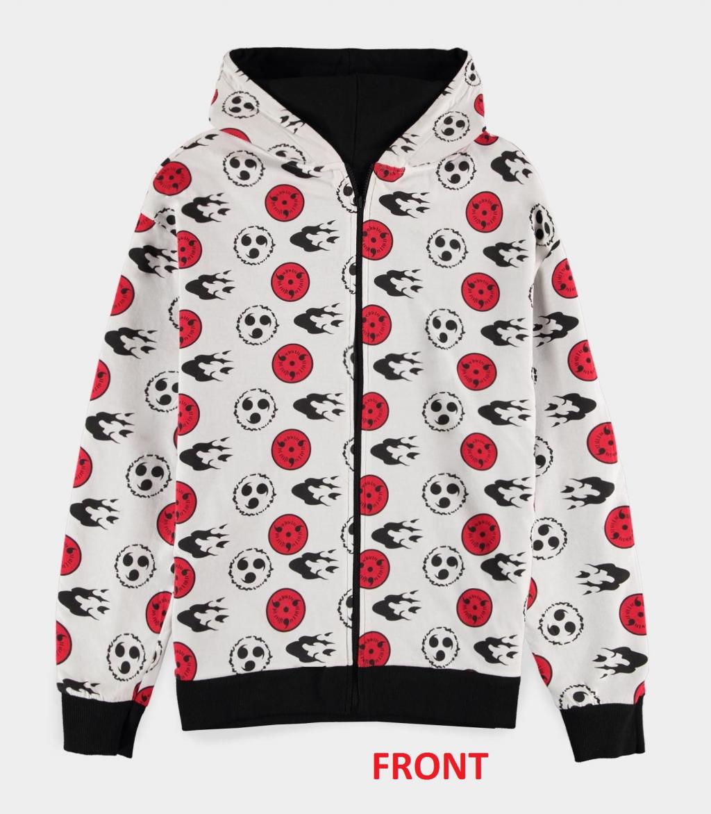 NARUTO SHIPPUDEN - Symbols - Men's Reversible Zipper Hoodie (XL)