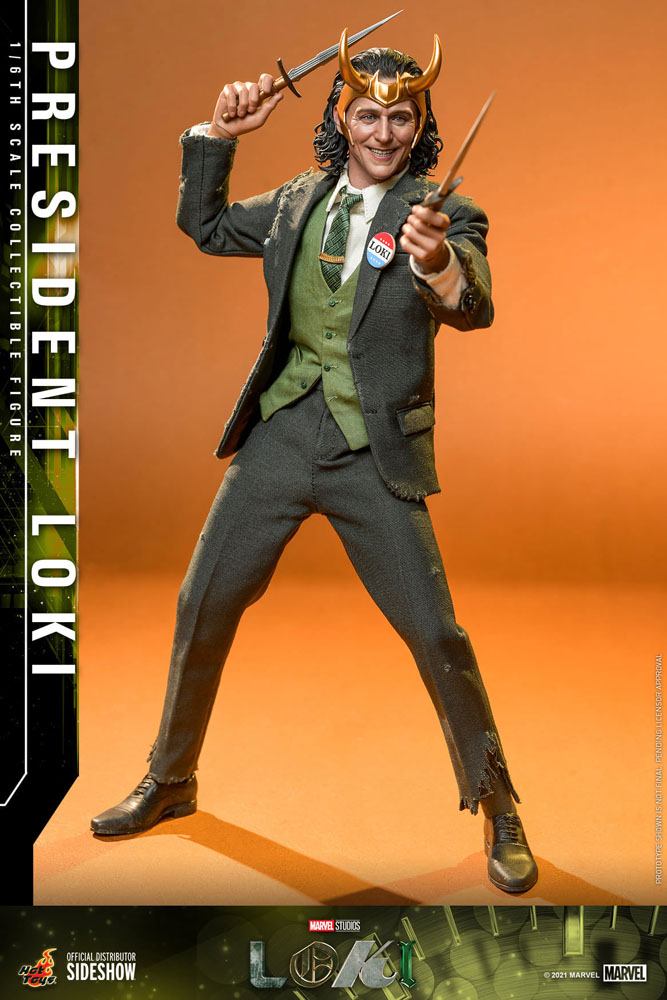 MARVEL STUDIO - Loki : Loki President - Statuette articulée 31cm