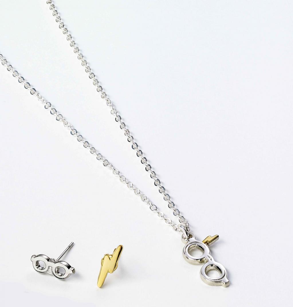 HARRY POTTER - Gift Craker - Glasses Necklace & Earings