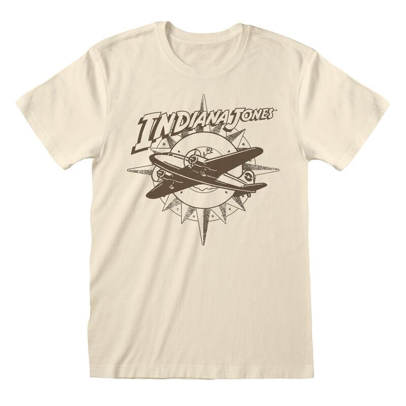 INDIANA JONES - Plane and Compass - Unisex T-Shirt (XL)