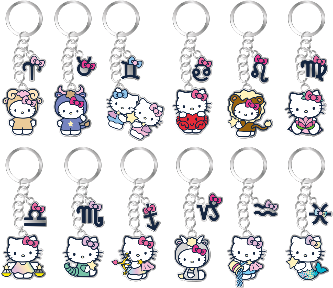 HELLO KITTY - Keychain (Display 12 Pcs)