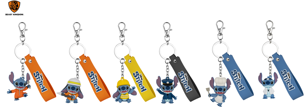 DISNEY - Stitch job experience camp series - 12 Keychain Display 4cm