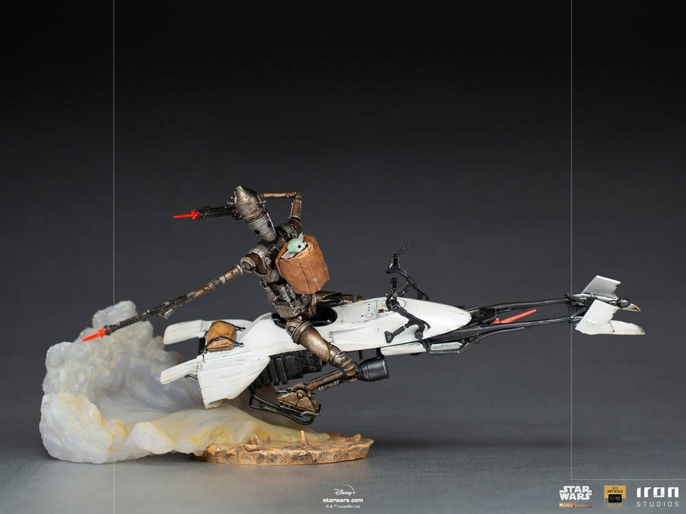 STAR WARS - IG-11 & The Child - Statuette Deluxe BDS Art Scale 20cm