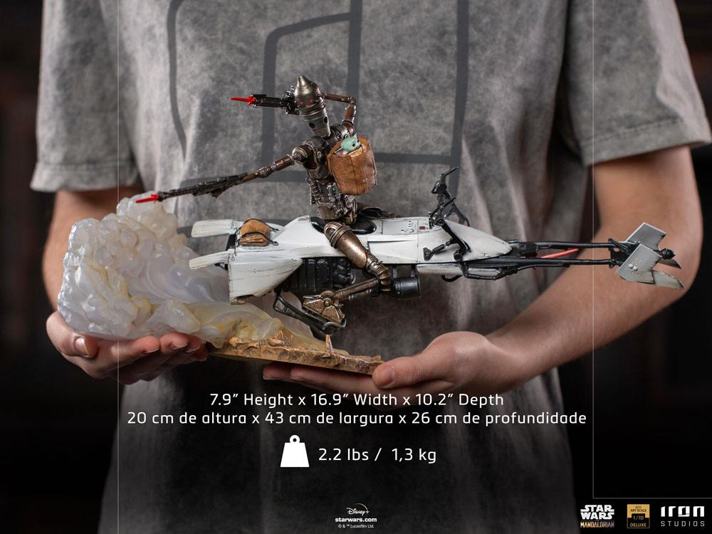 STAR WARS - IG-11 & The Child - Statuette Deluxe BDS Art Scale 20cm
