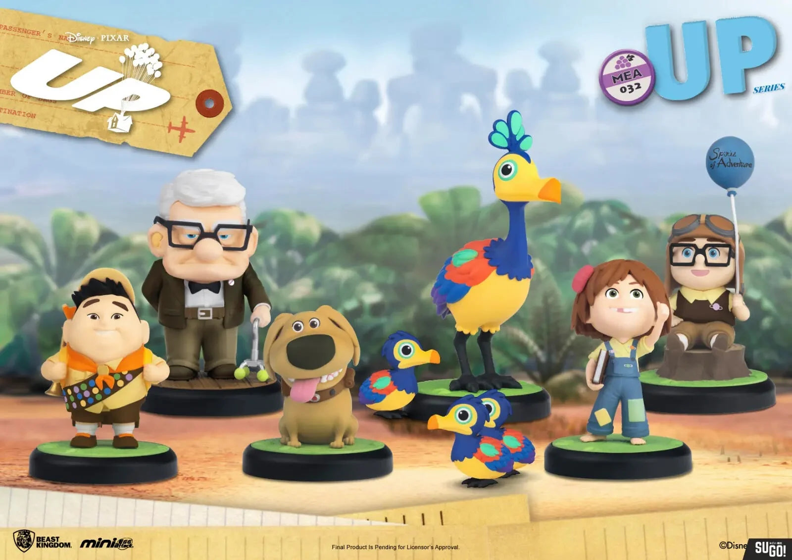 UP - Series - 6 Figure set 8 cm