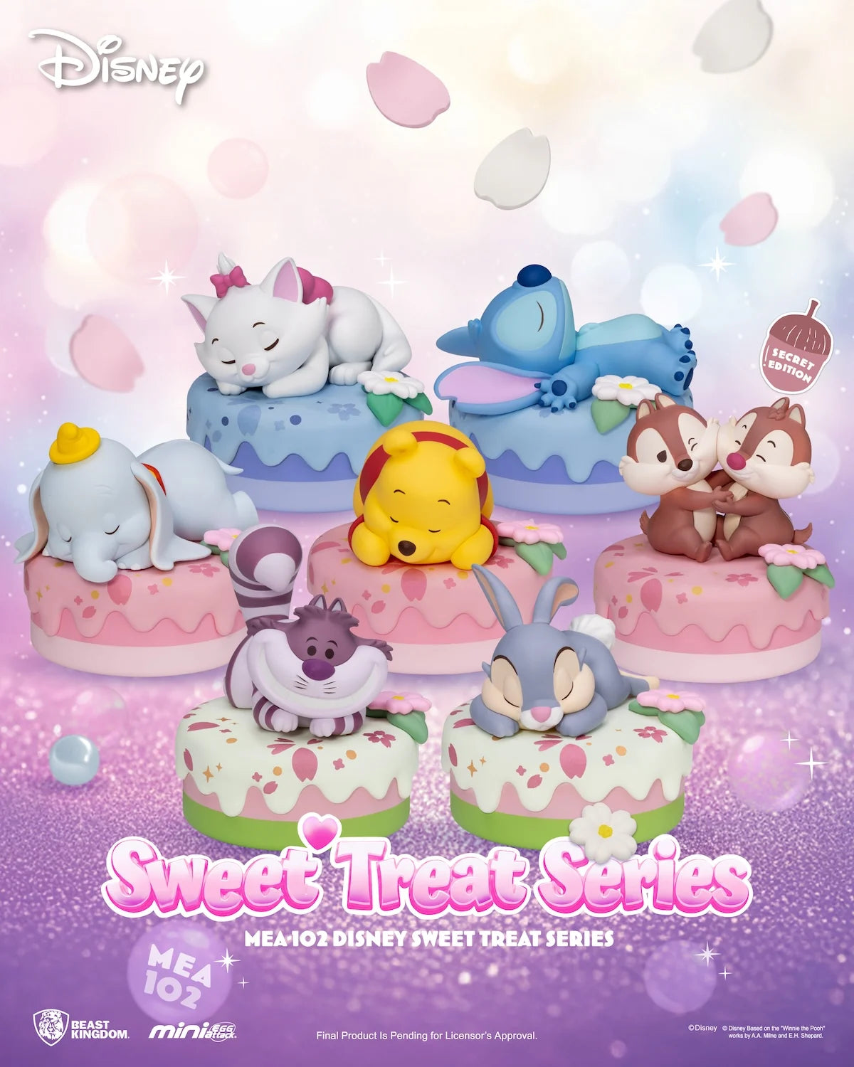 DISNEY - Sweet Treat - Set 6 Figure Blind Box 8cm