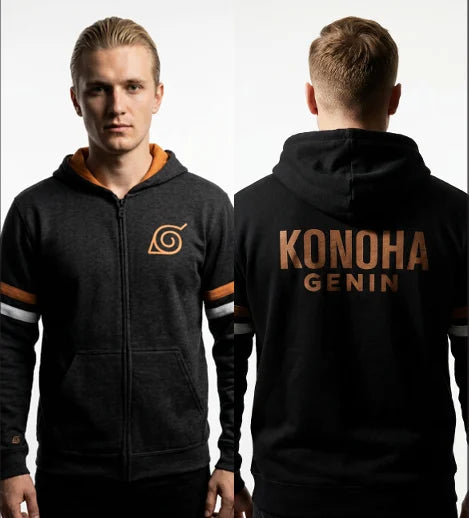 NARUTO - Konoha Genin - Hooded Sweat (M)