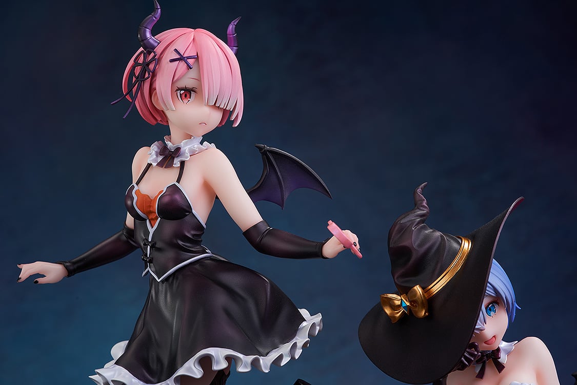 RE ZERO - Ram "Phantom Night Wizard" - Statue 1/7 26cm