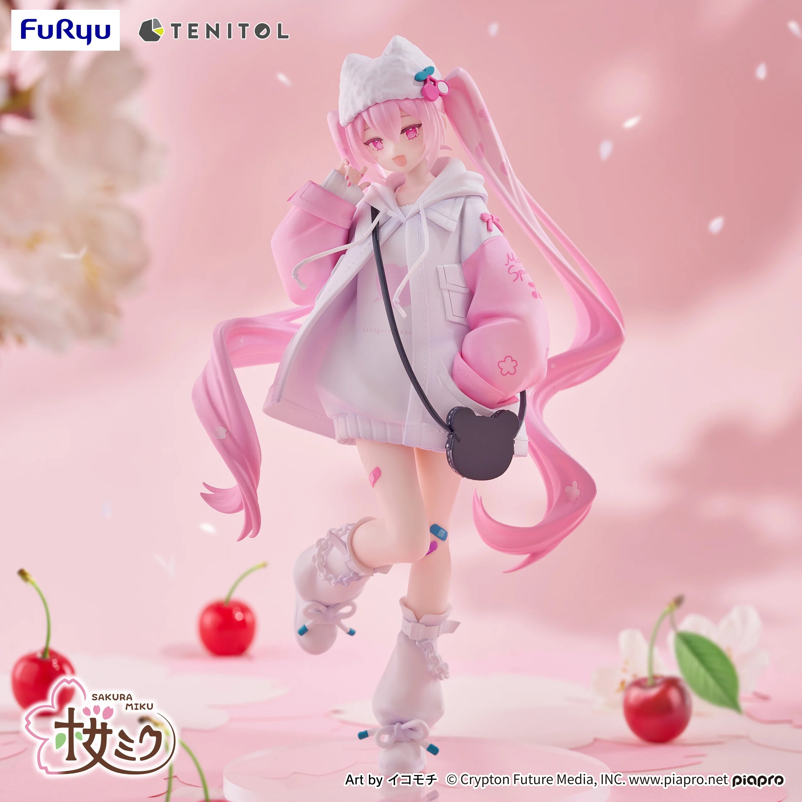 HATSUNE MIKU - Sakura Miku - Statue Tenitol 19cm