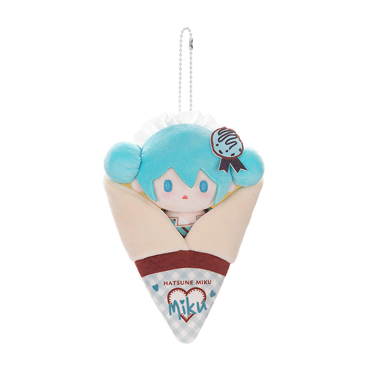 HATSUNE MIKU - Crêpe Mascot A - Keychain Pouch 15x17cm
