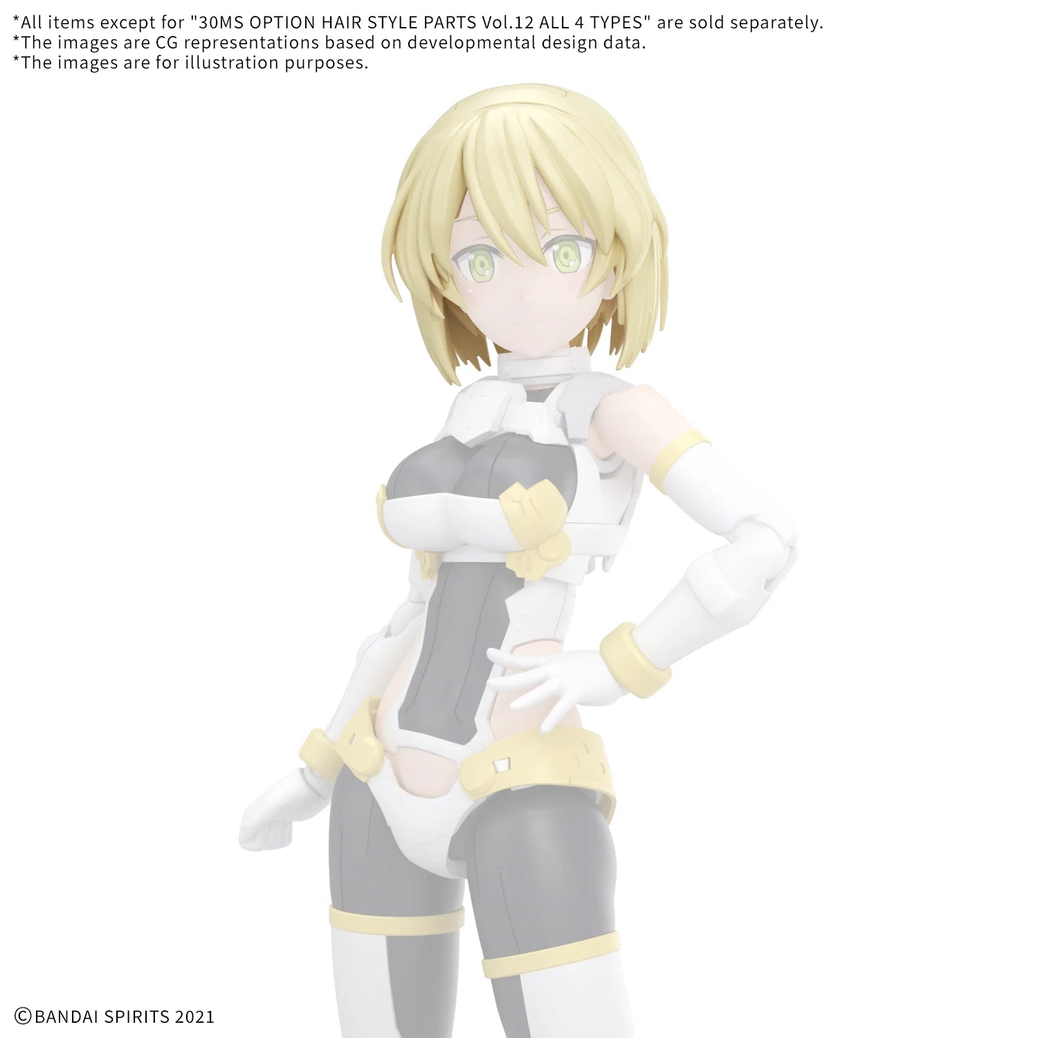 30MS - Option hair style parts vol.12 all 4 types