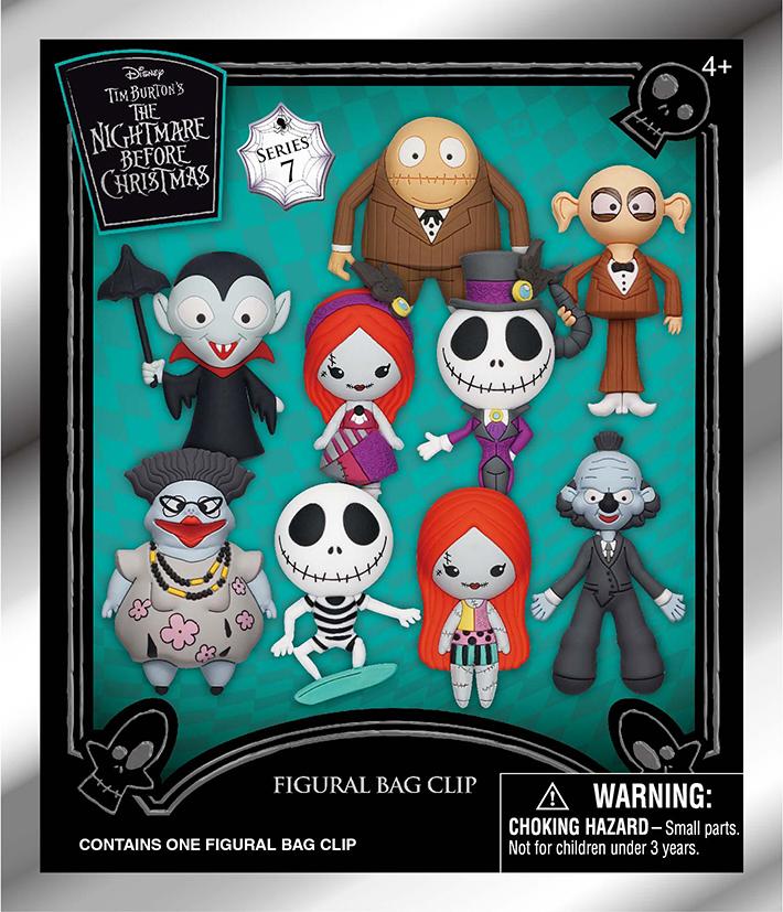 DISNEY - NBX Series 7 - 3D Foam Bag Clip (Display 24 Pcs)