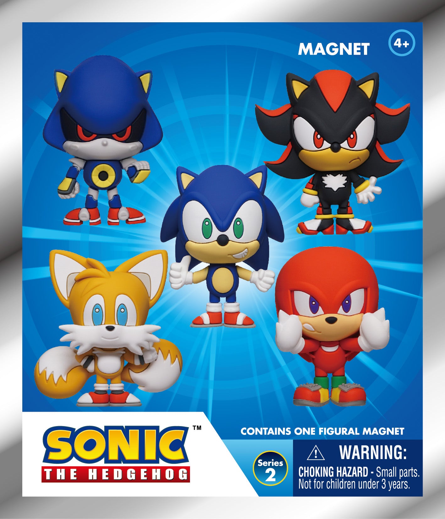 SONIC - Series 2 - 3D Foam Magnets in blind bags (Display 12 Pcs)