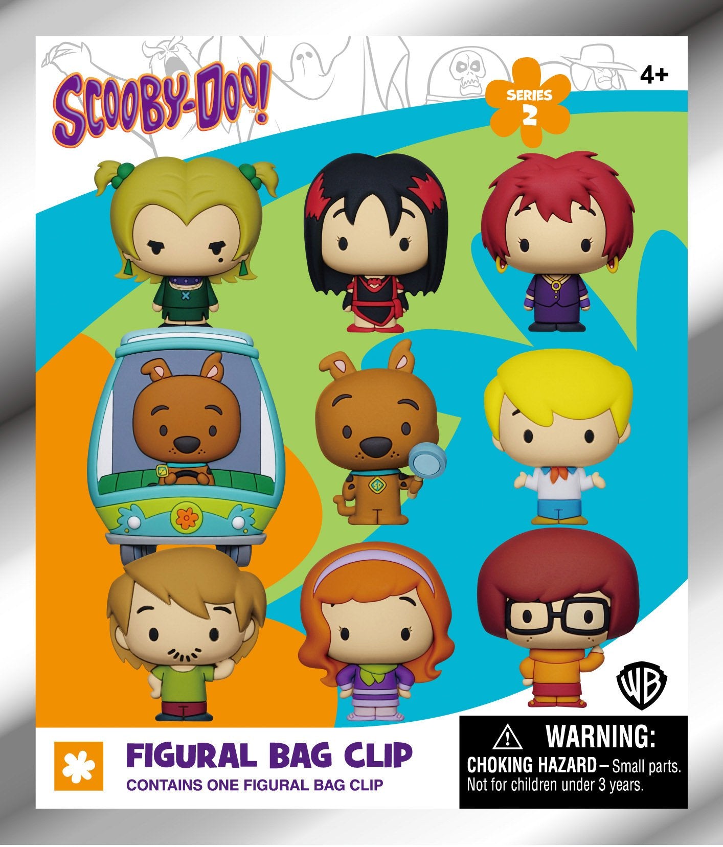 SCOOBY DOO - Series 2 - 3D Foam Bag Clip (Display 24 Pcs)