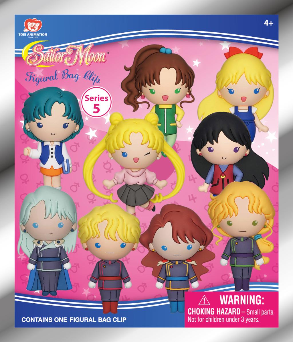 SAILOR MOON - Series 5 - 3D Foam Bag Clip (Display 24 Pcs)