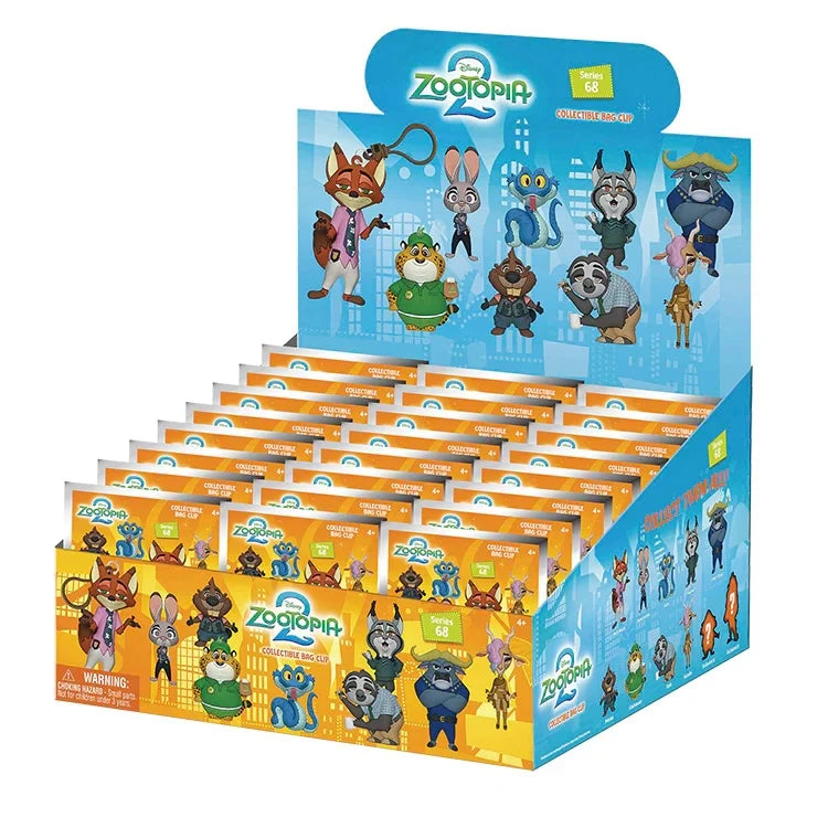ZOOTOPIA 2 - Series 68 - 3D Foam Bag Clip (Display 24 Pcs)