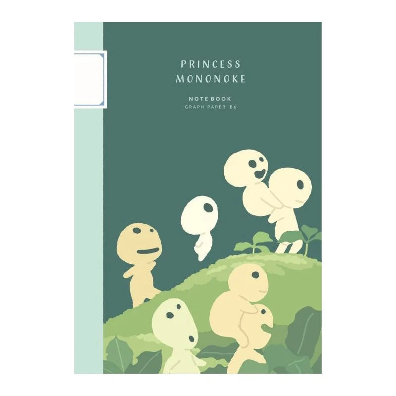 PRINCESS MONONOKE - Kodama - Notebook B6 12.8x18.2cm