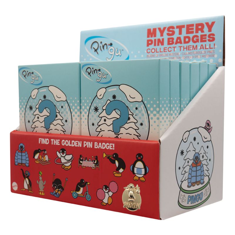 PINGU - Mystery Box of 12 Pin Badge