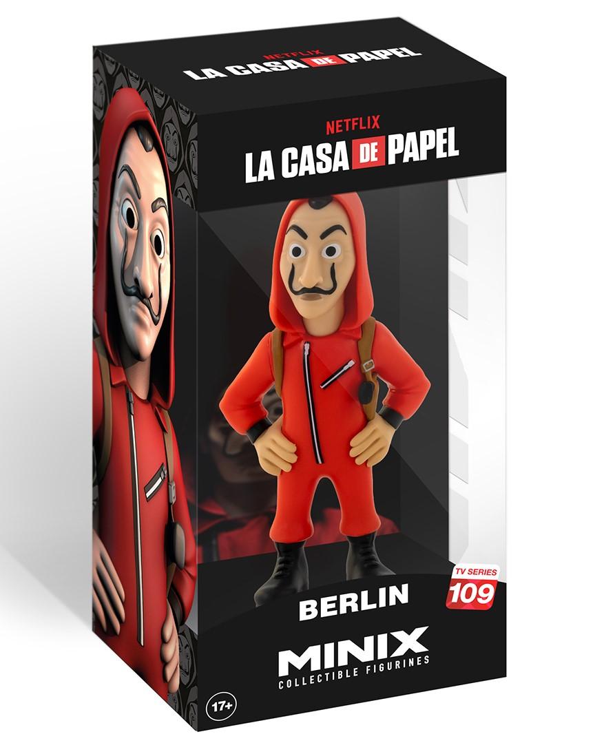 LA CASA DE PAPEL - Berlin avec Masque - Figurine Minix 12cm