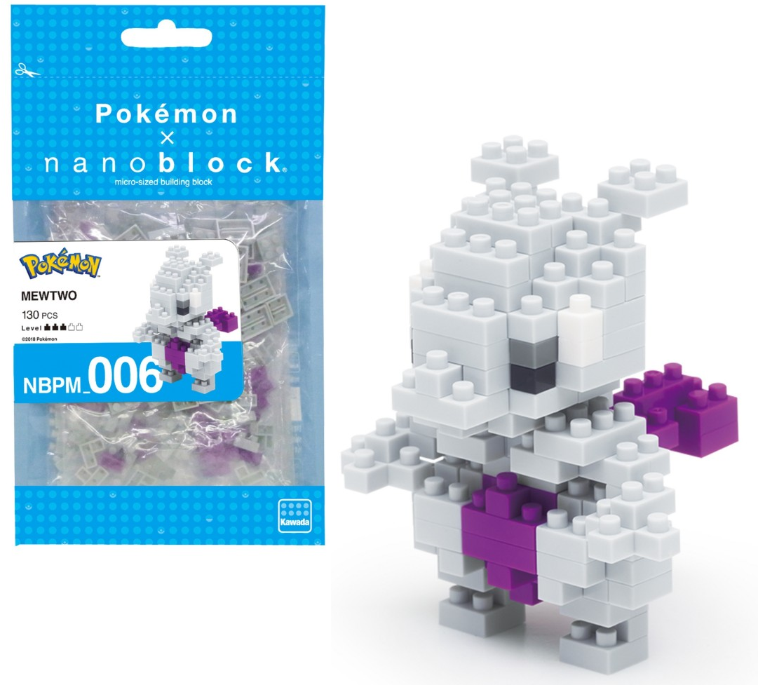 POKEMON - Mewtwo - Figure Nanoblock 10cm