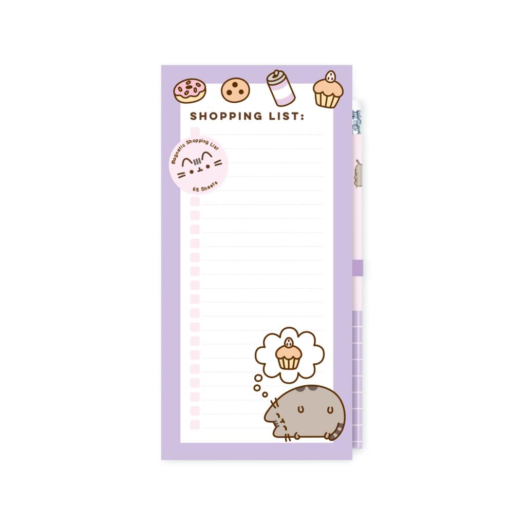 PUSHEEN - Bloc-Notes Magnétique + Crayon