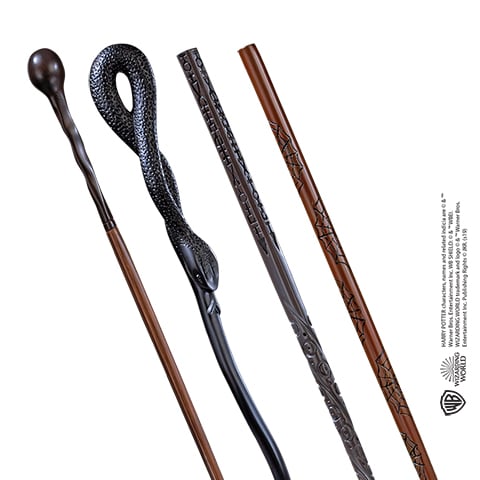 HARRY POTTER - Présentoir 4 baguettes - La carte du maraudeur