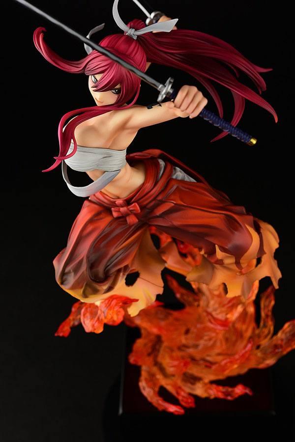 FAIRY TAIL - Erza Scarlet Samurai Ver. Kurenai - Statue OrcaToys 43cm