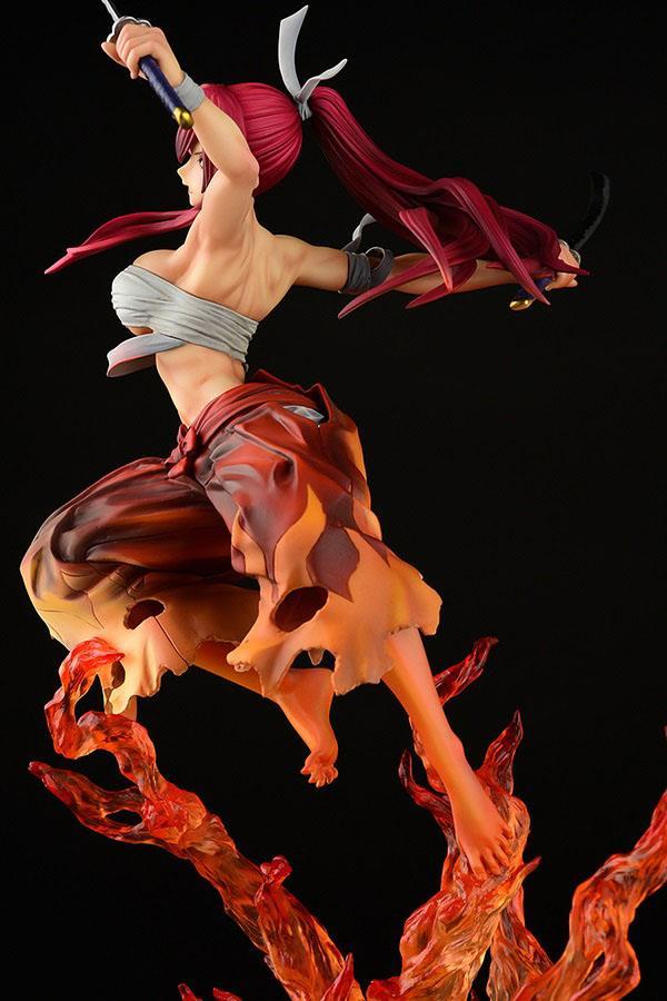 FAIRY TAIL - Erza Scarlet Samurai Ver. Kurenai - Statue OrcaToys 43cm