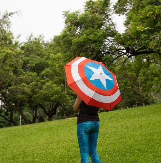 CAPTAIN AMERICA - Logo - Folding Umbrella
