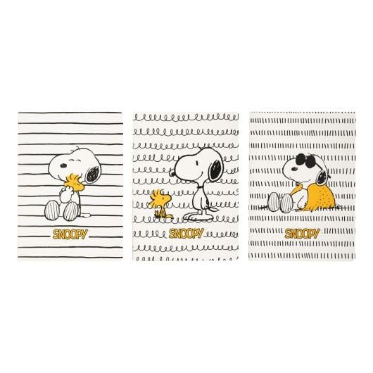 SNOOPY - Pack de 3 Notebooks - Format A5
