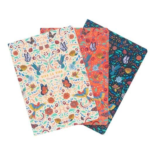 FRIDA KAHLO - 3 Pack of Notebooks - Size A5