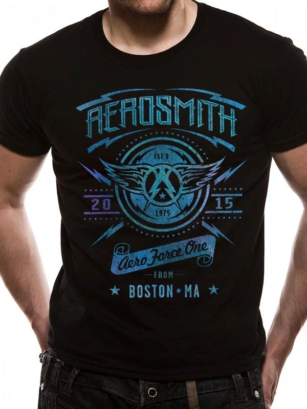 AEROSMITH - T-Shirt IN A TUBE- Aero Force One (S)