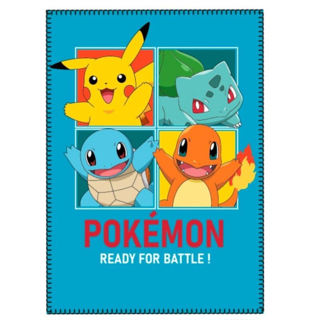 POKEMON - Ready For Battle - Polar Fleece 100x140cm