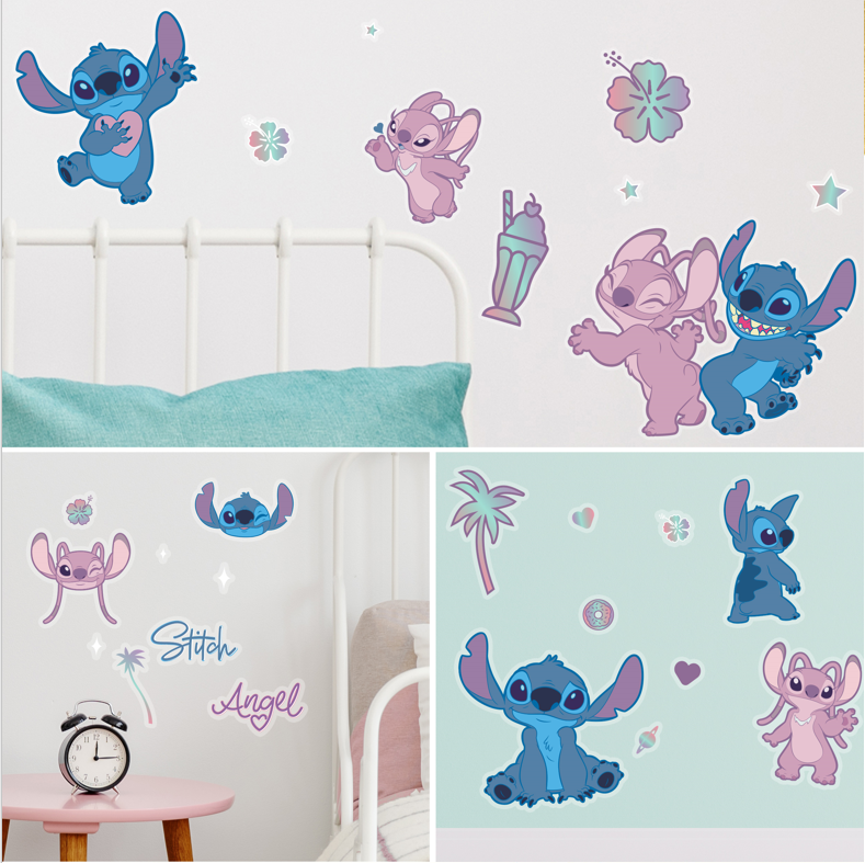 LILO & STICH - Stitch and Angel - Wall Stickers