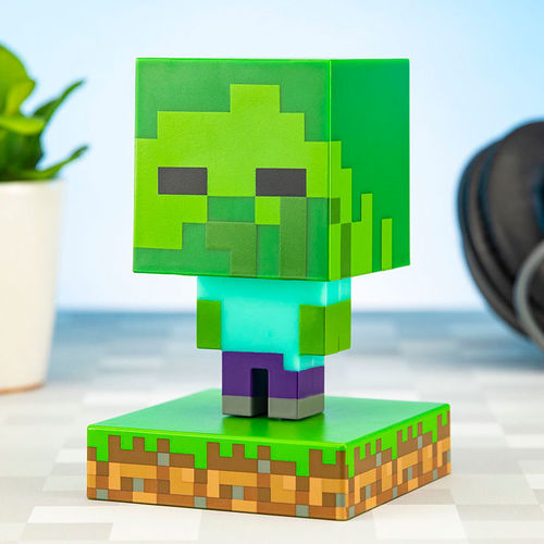 MINECRAFT - Zombie - Icon Light 3,9inch