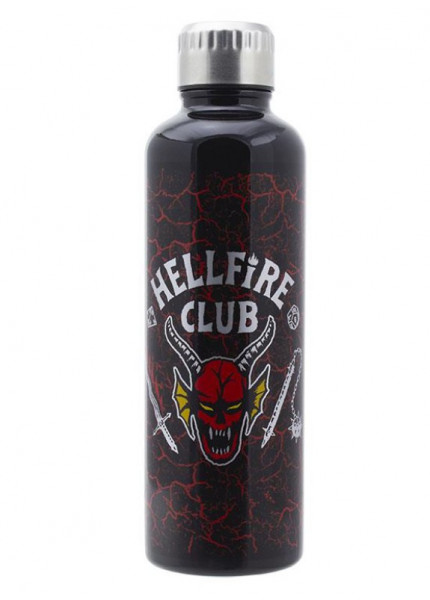 STRANGER THINGS - Hellfire Club - Water Metal Bottle