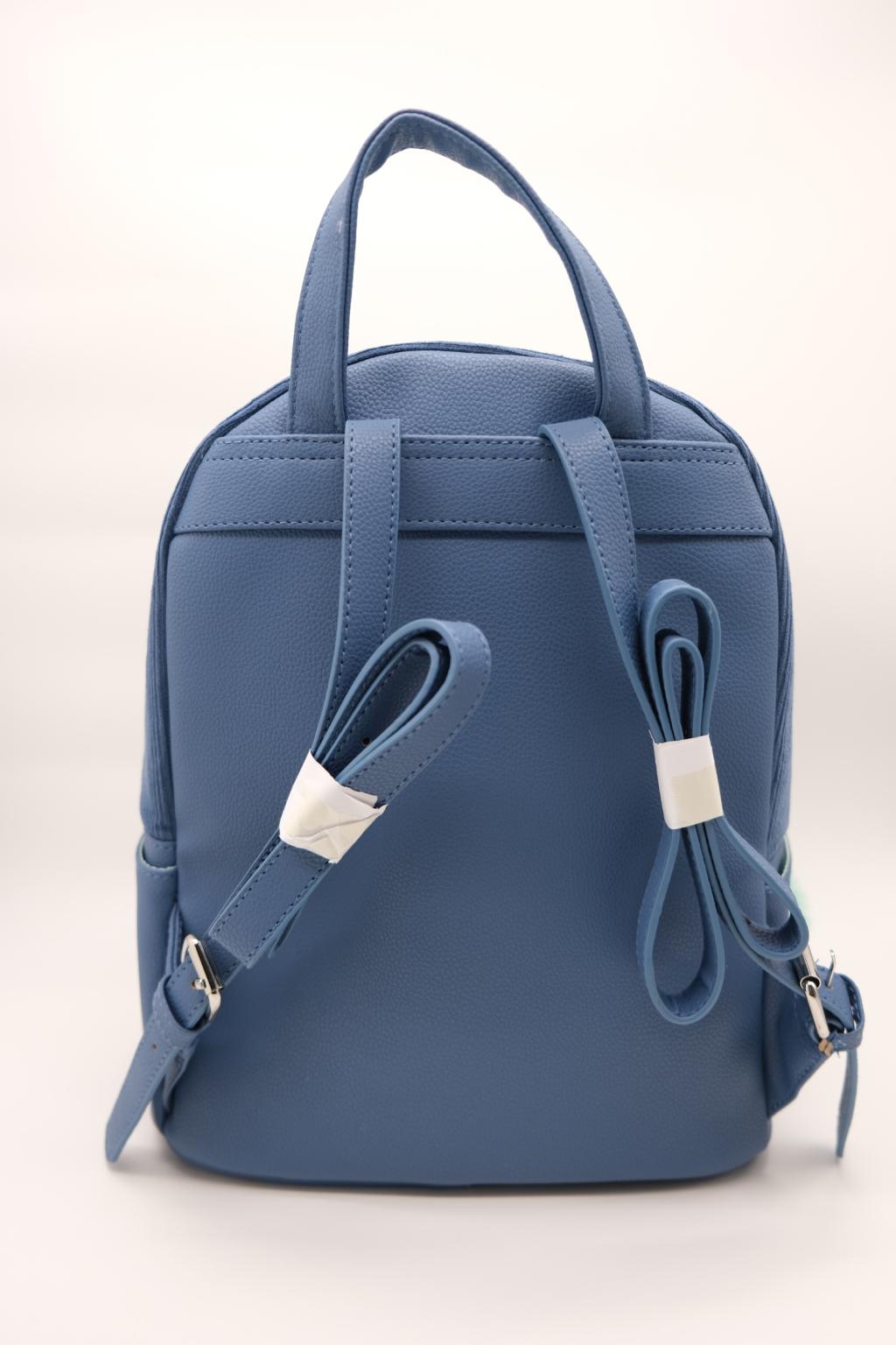 STITCH & ANGEL - Fashion Duo Blue Corduroy BackPack - '28x22x11cm'