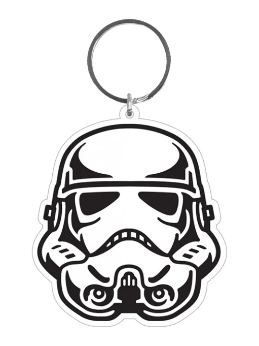 STAR WARS - Porte-Clés Caoutchouc - Stormtrooper 6 Cm