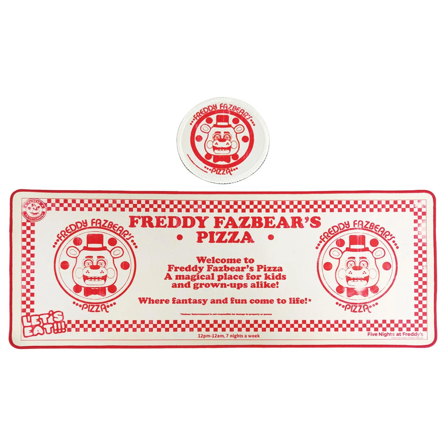 FIVE NIGHTS AT FREDDY'S - XL Desktop Mat + 1 Coaster