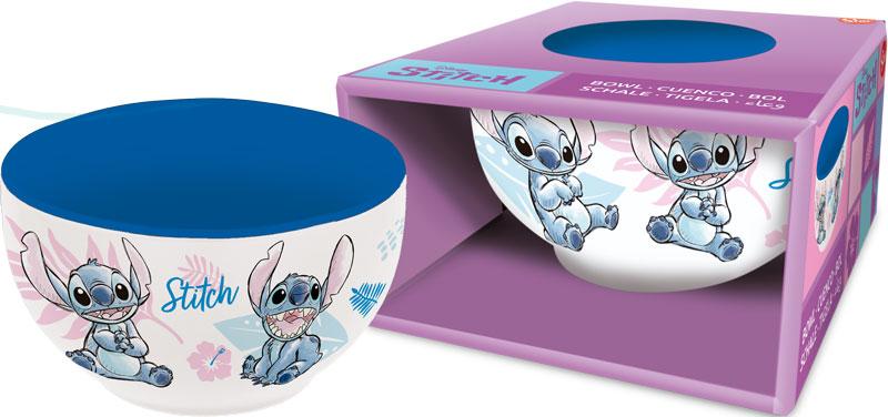 STITCH - Watercolor Bleu - Bol Céramique en Gift Box - 600ml