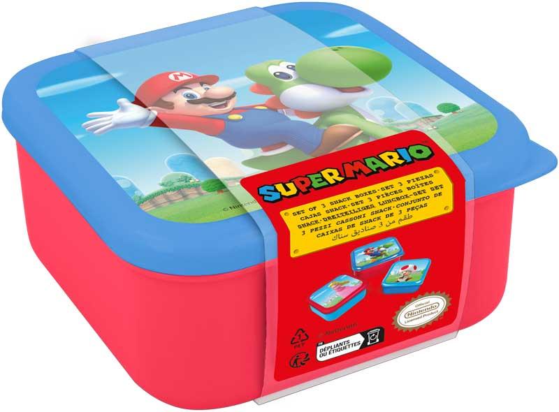 SUPER MARIO - Snack Boxes - 3 pcs
