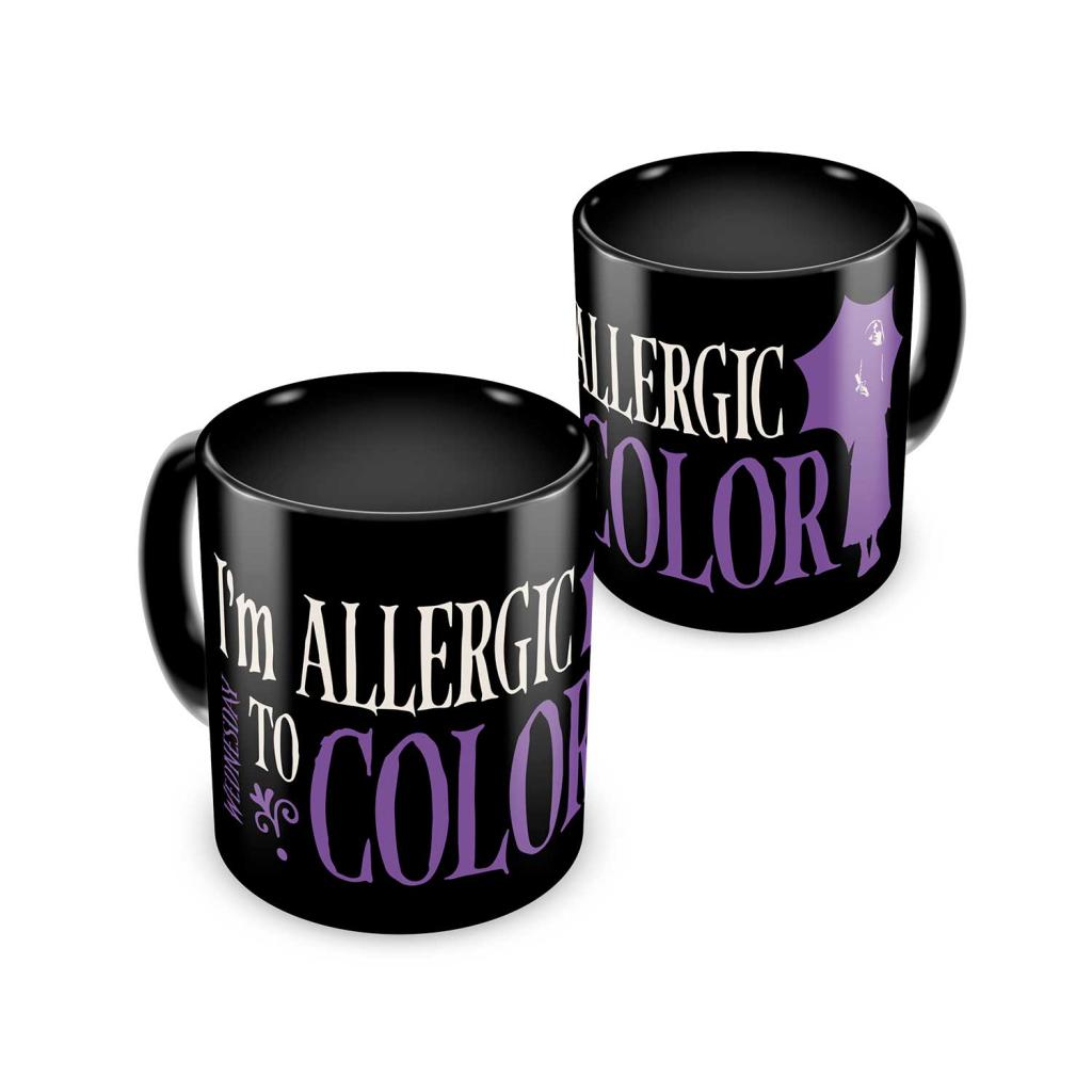 MERCREDI - 'Je suis Allergique aux Couleurs' - Mug 350ml