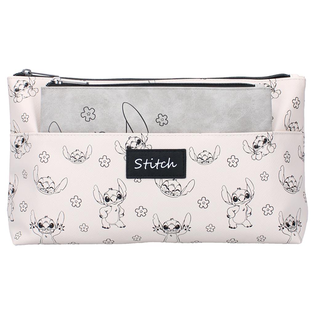 STITCH - Cute & Fashion - Double Cosmetic Bag '30x18x8cm'