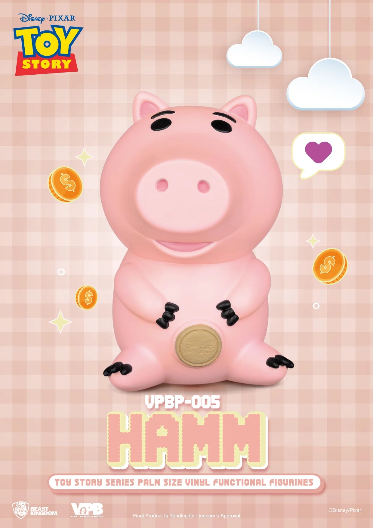 TOY STORY - Hamm - Bank Vinyl Figure 11.7cm